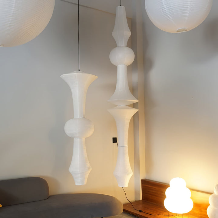 Ridge Paper Pendant Light