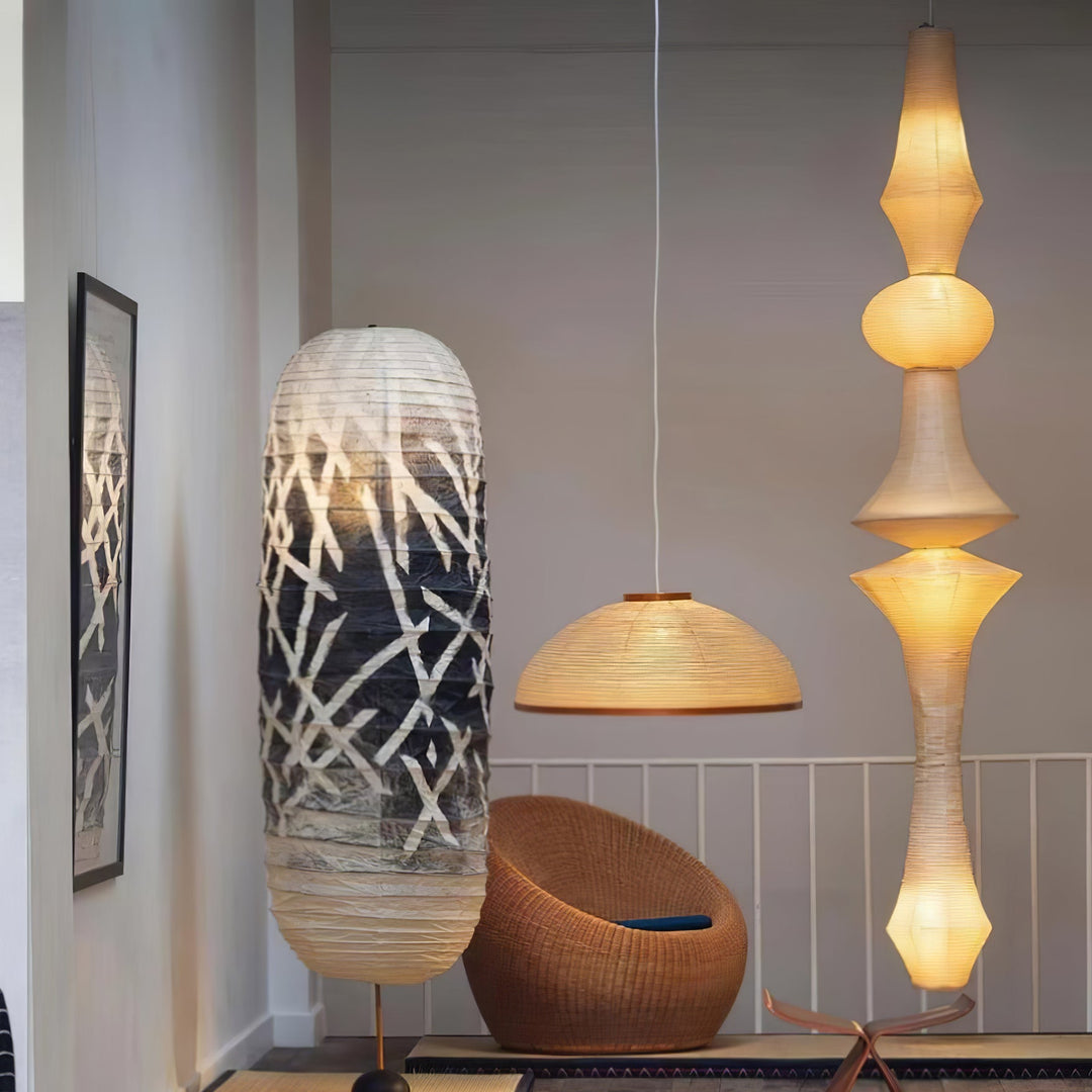 Ridge Paper Pendant Light