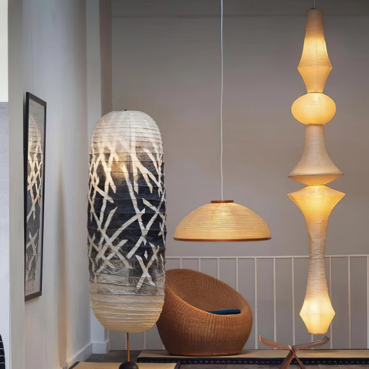 Ridge Paper Pendant Light