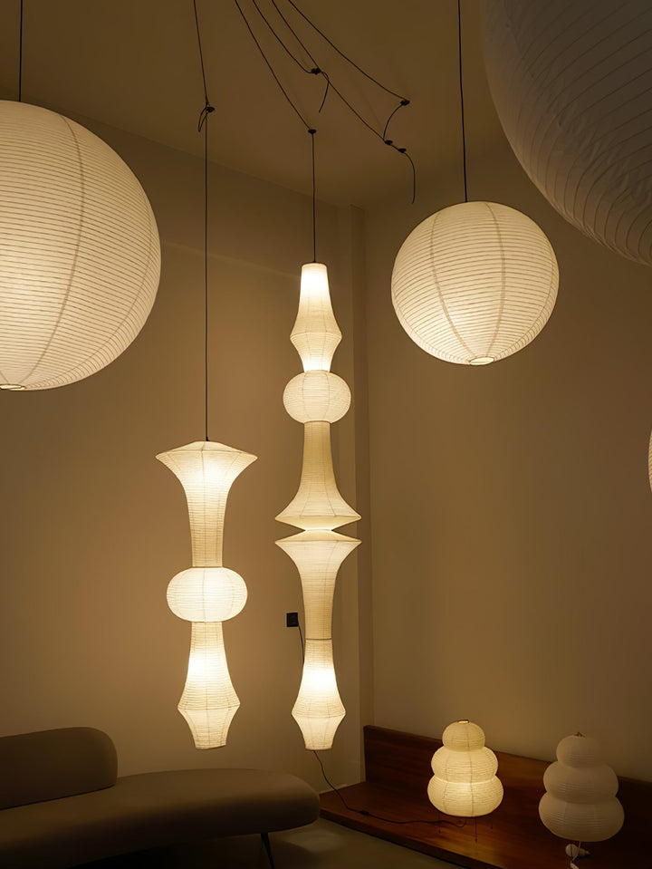 Ridge Paper Pendant Light