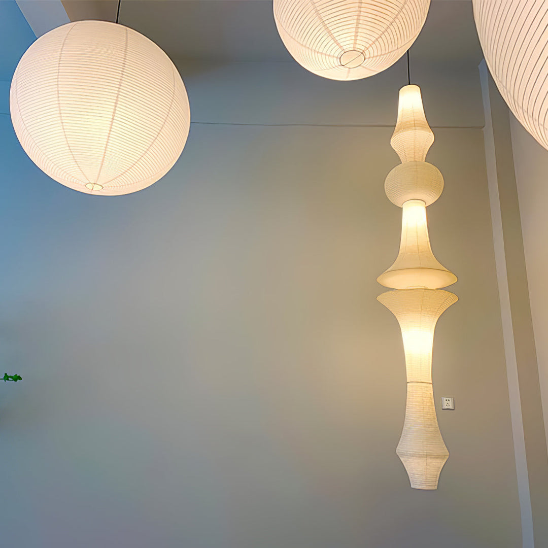 Ridge Paper Pendant Light