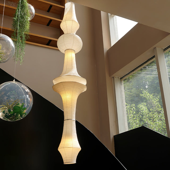 Ridge Paper Pendant Light