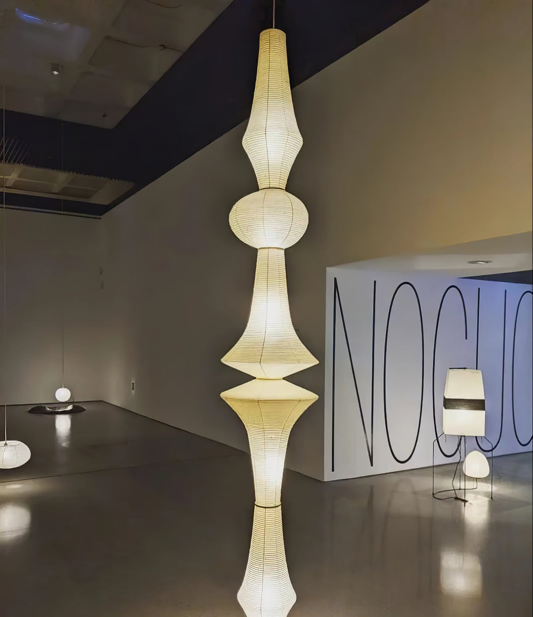 Ridge Paper Pendant Light