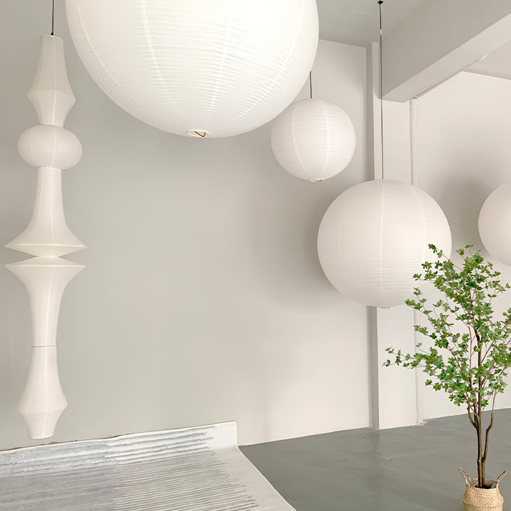 Ridge Paper Pendant Light