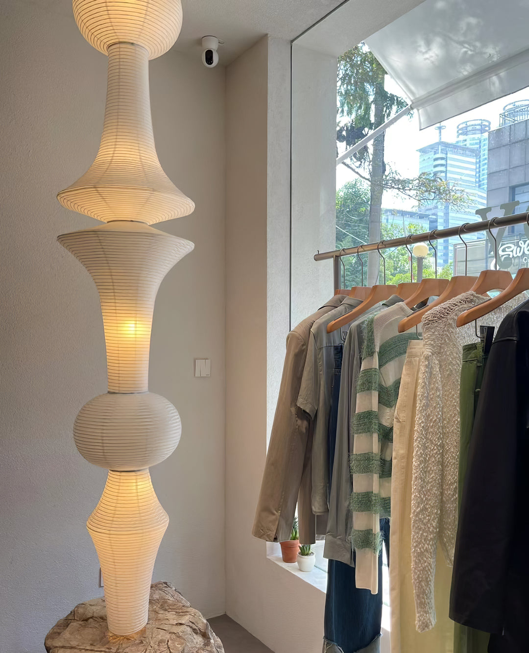 Ridge Paper Pendant Light