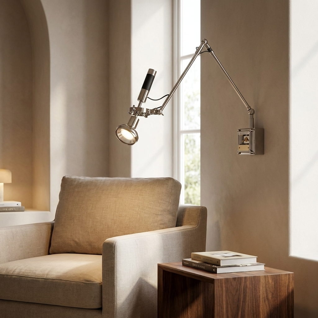 Precision Beam Wall Lamp shown in a hallway setting