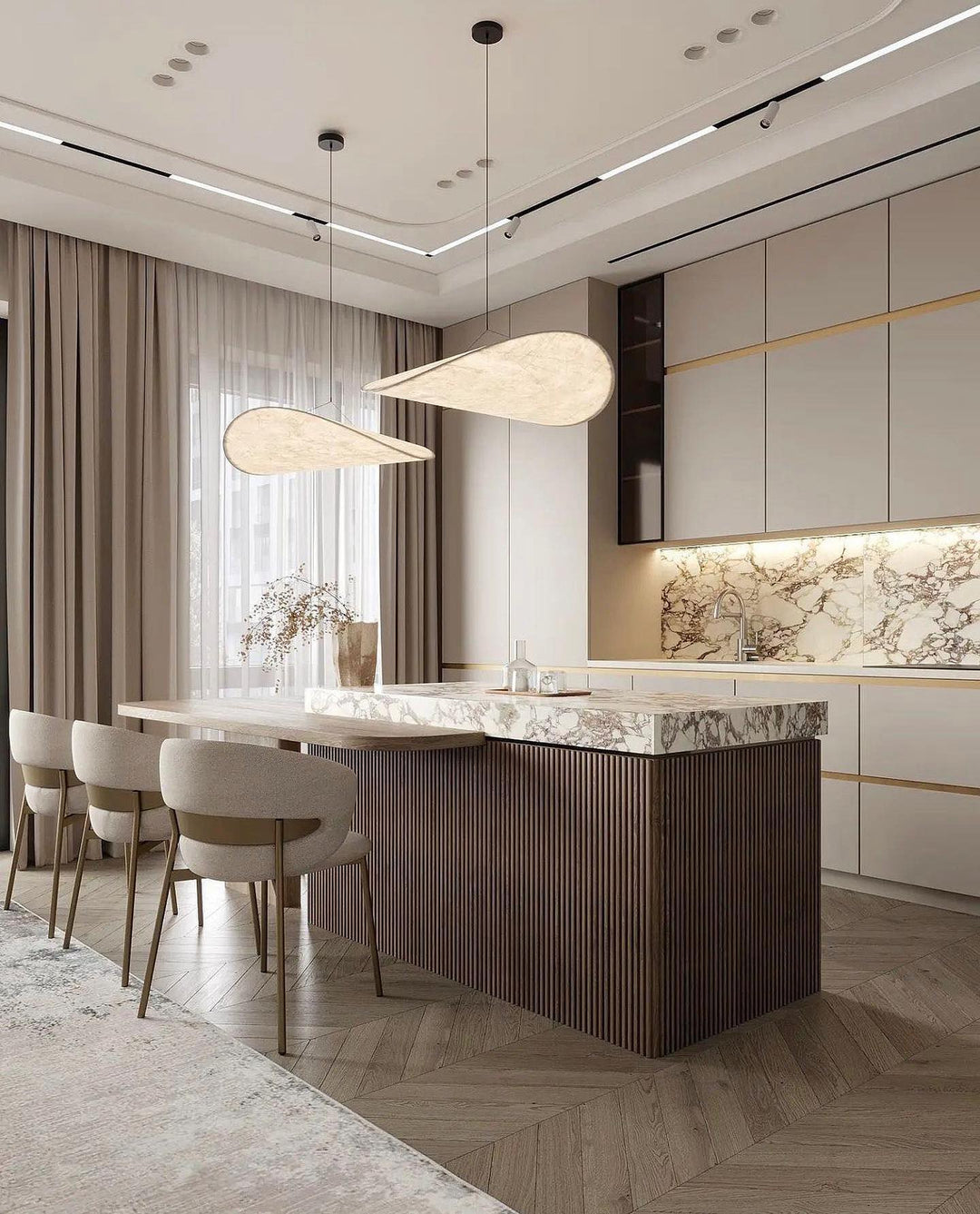 Hush Silk Pendant Light